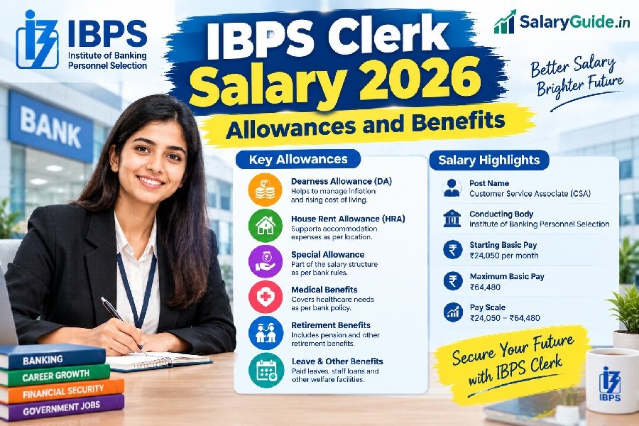 IBPS Clerk Salary 2026