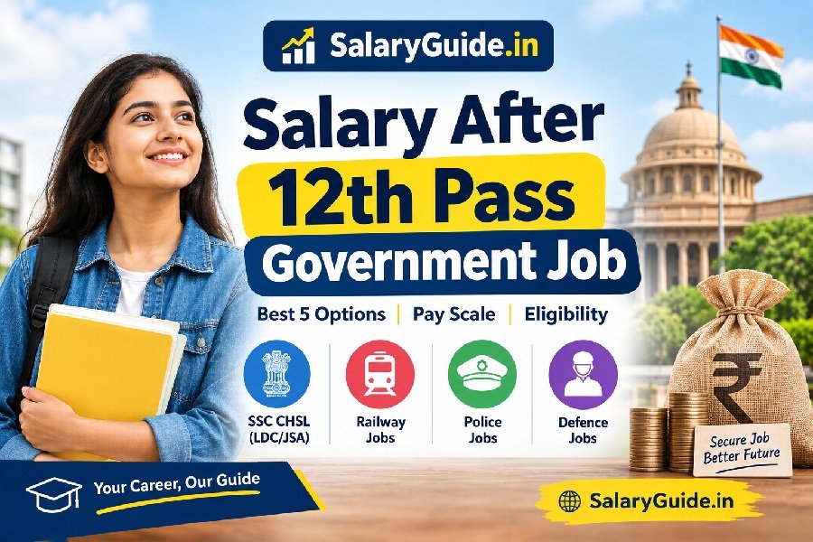 Salary After 12th Pass Government Job: Best Jobs, Pay Scale and Eligibility in India